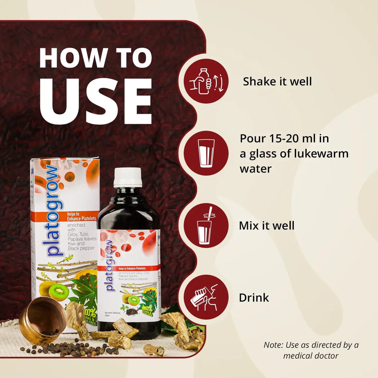 Platogrow | Platelet Syrup | Boost Platelets Naturally